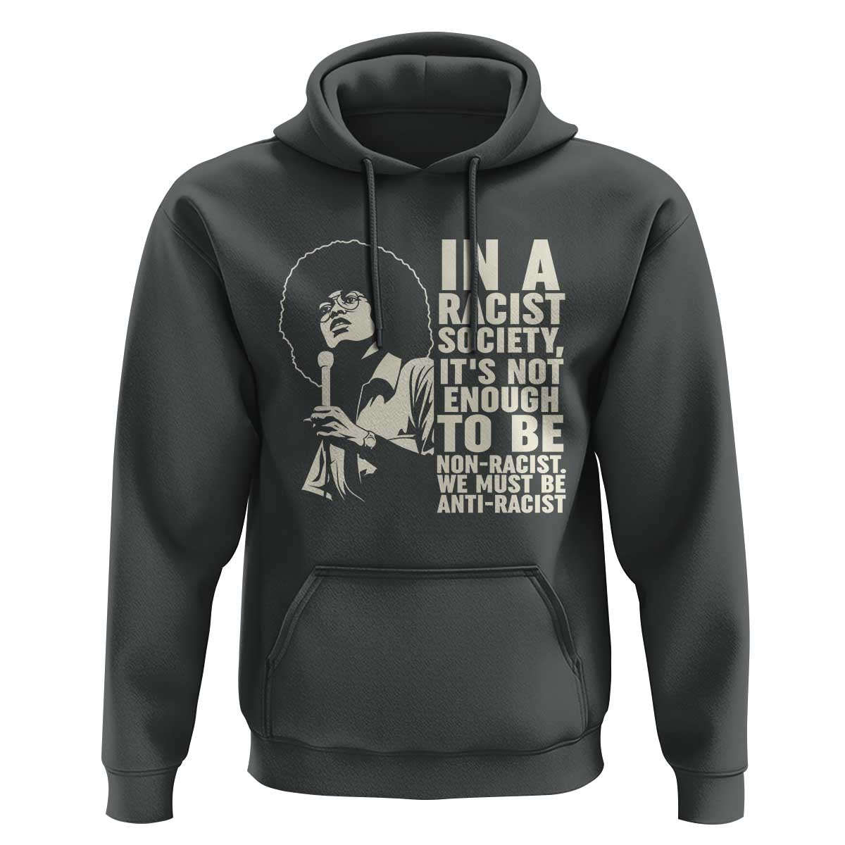 Angela Davis Inspirational Quote Hoodie - Wonder Print Shop