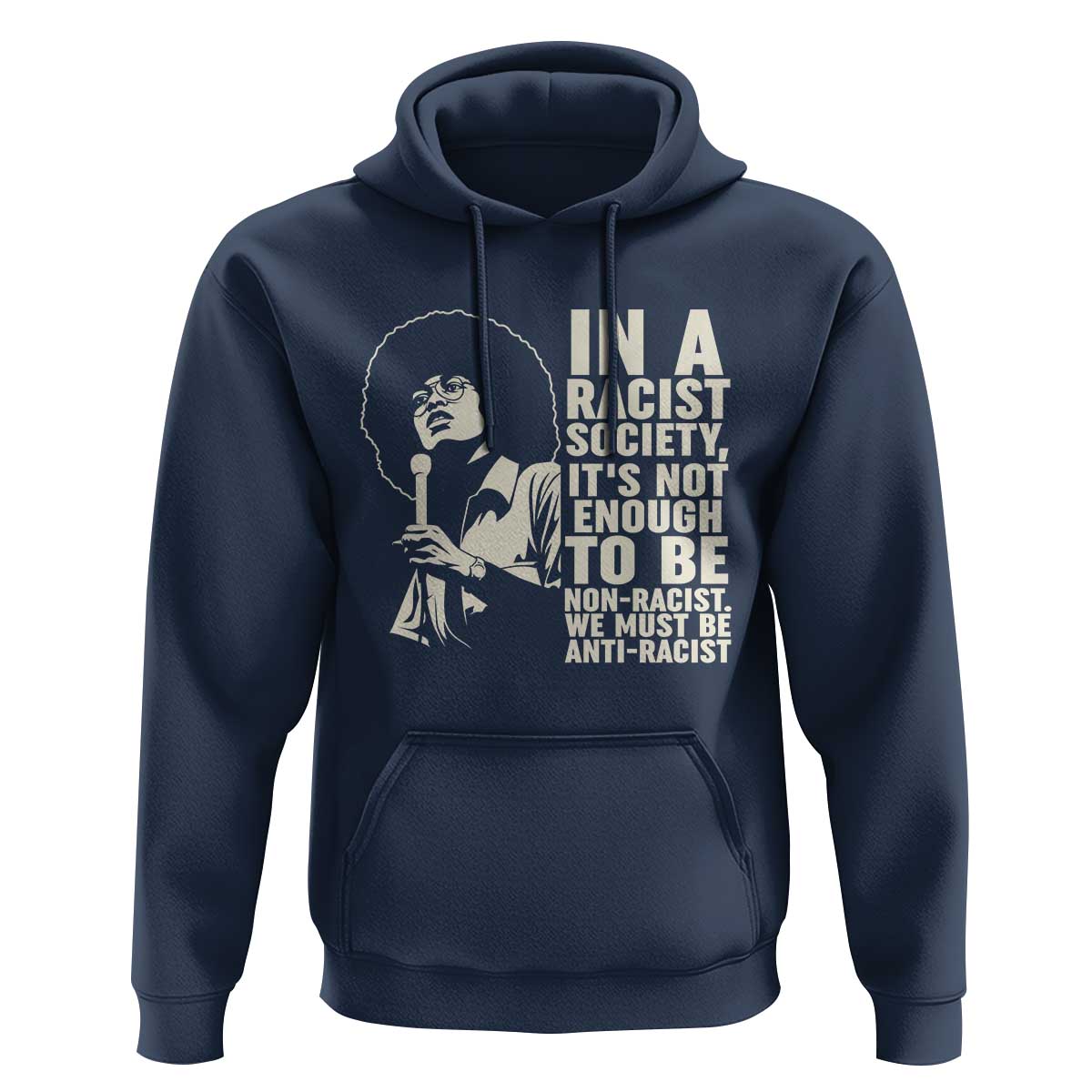Angela Davis Inspirational Quote Hoodie - Wonder Print Shop