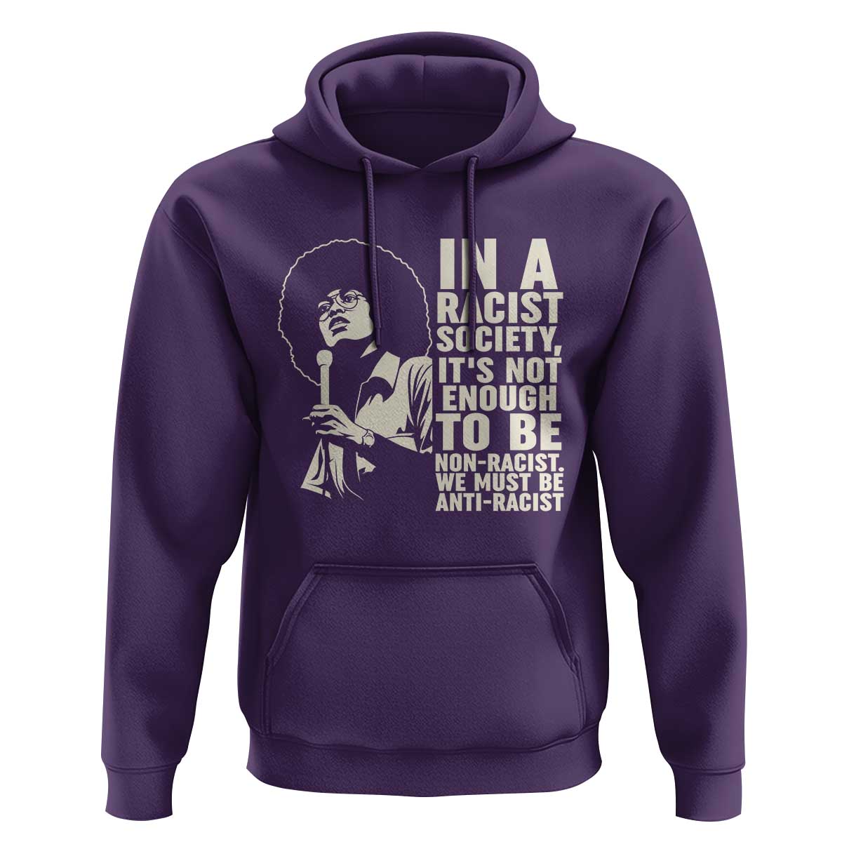 Angela Davis Inspirational Quote Hoodie - Wonder Print Shop