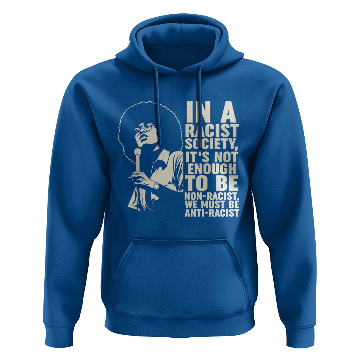 Angela Davis Inspirational Quote Hoodie - Wonder Print Shop