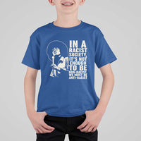 Angela Davis Inspirational Quote T Shirt For Kid - Wonder Print Shop