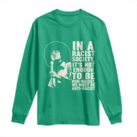 Angela Davis Inspirational Quote Long Sleeve Shirt - Wonder Print Shop