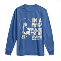 Angela Davis Inspirational Quote Long Sleeve Shirt - Wonder Print Shop