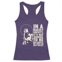 Angela Davis Inspirational Quote Racerback Tank Top - Wonder Print Shop