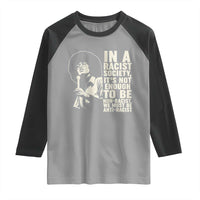 Angela Davis Inspirational Quote Raglan Shirt - Wonder Print Shop