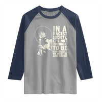 Angela Davis Inspirational Quote Raglan Shirt - Wonder Print Shop