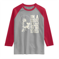 Angela Davis Inspirational Quote Raglan Shirt - Wonder Print Shop