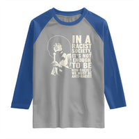 Angela Davis Inspirational Quote Raglan Shirt - Wonder Print Shop