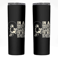 Angela Davis Inspirational Quote Skinny Tumbler - Wonder Print Shop
