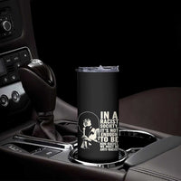 Angela Davis Inspirational Quote Skinny Tumbler - Wonder Print Shop