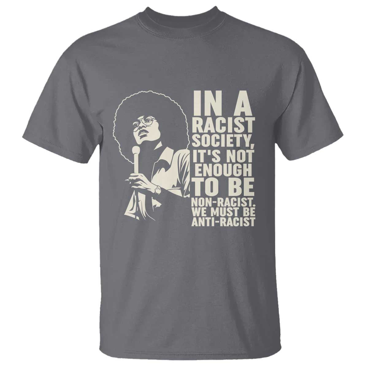 Angela Davis Inspirational Quote T Shirt - Wonder Print Shop