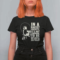 Angela Davis Inspirational Quote T Shirt For Women - Wonder Print Shop