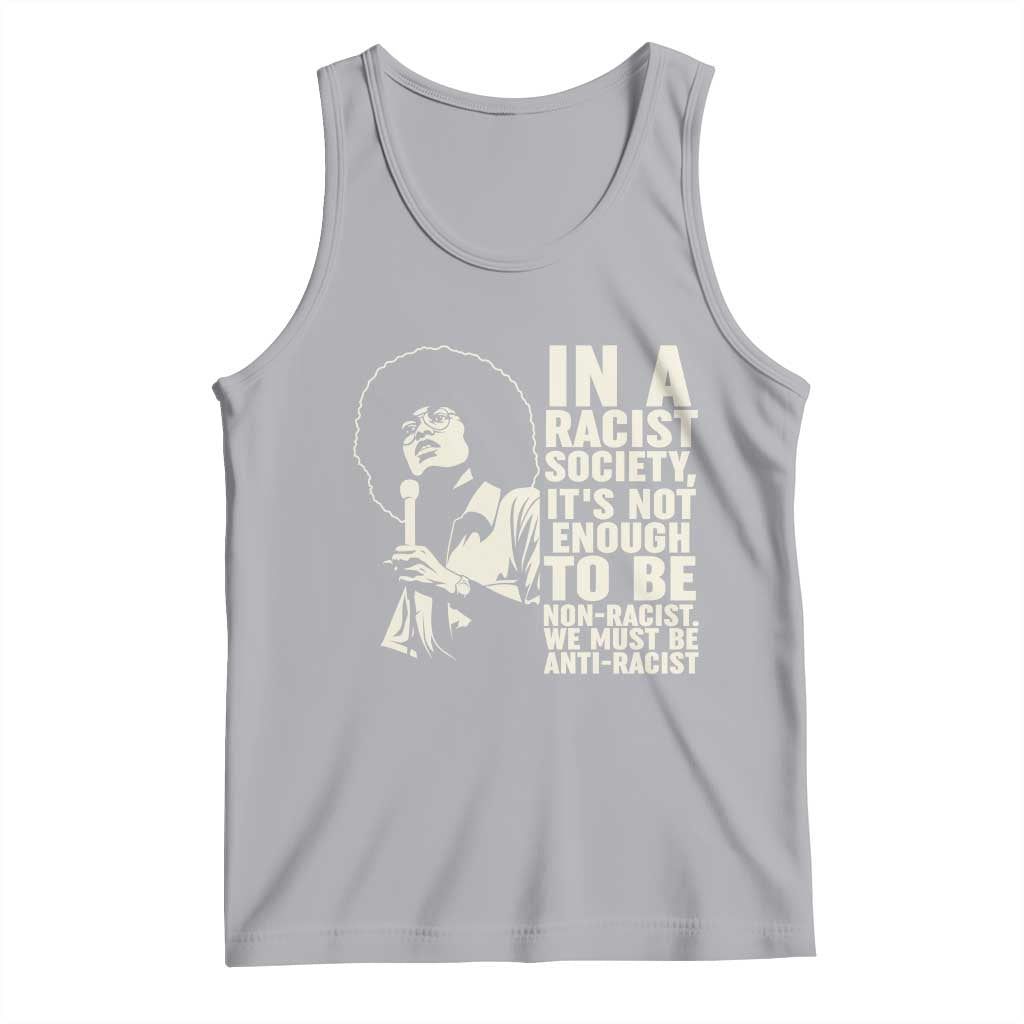 Angela Davis Inspirational Quote Tank Top - Wonder Print Shop