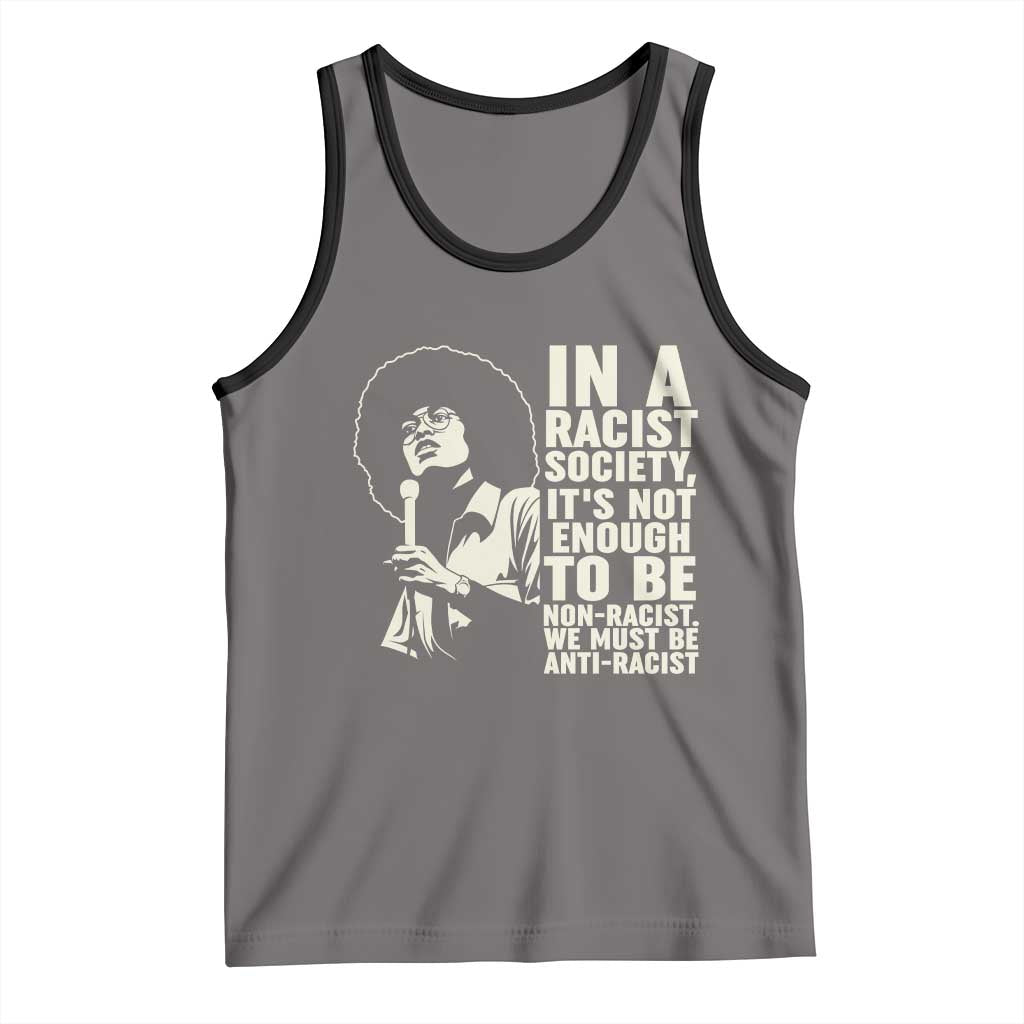 Angela Davis Inspirational Quote Tank Top - Wonder Print Shop