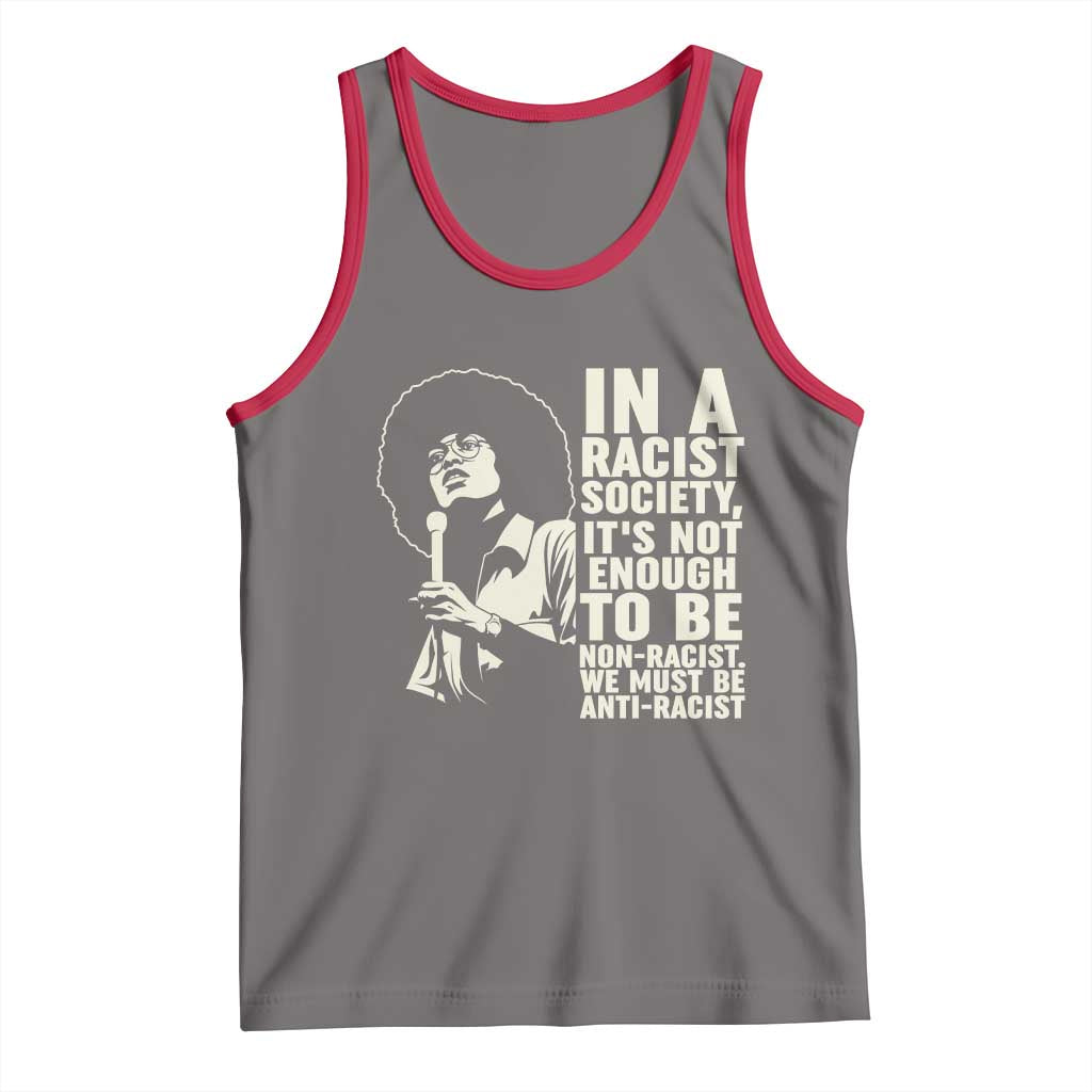 Angela Davis Inspirational Quote Tank Top - Wonder Print Shop
