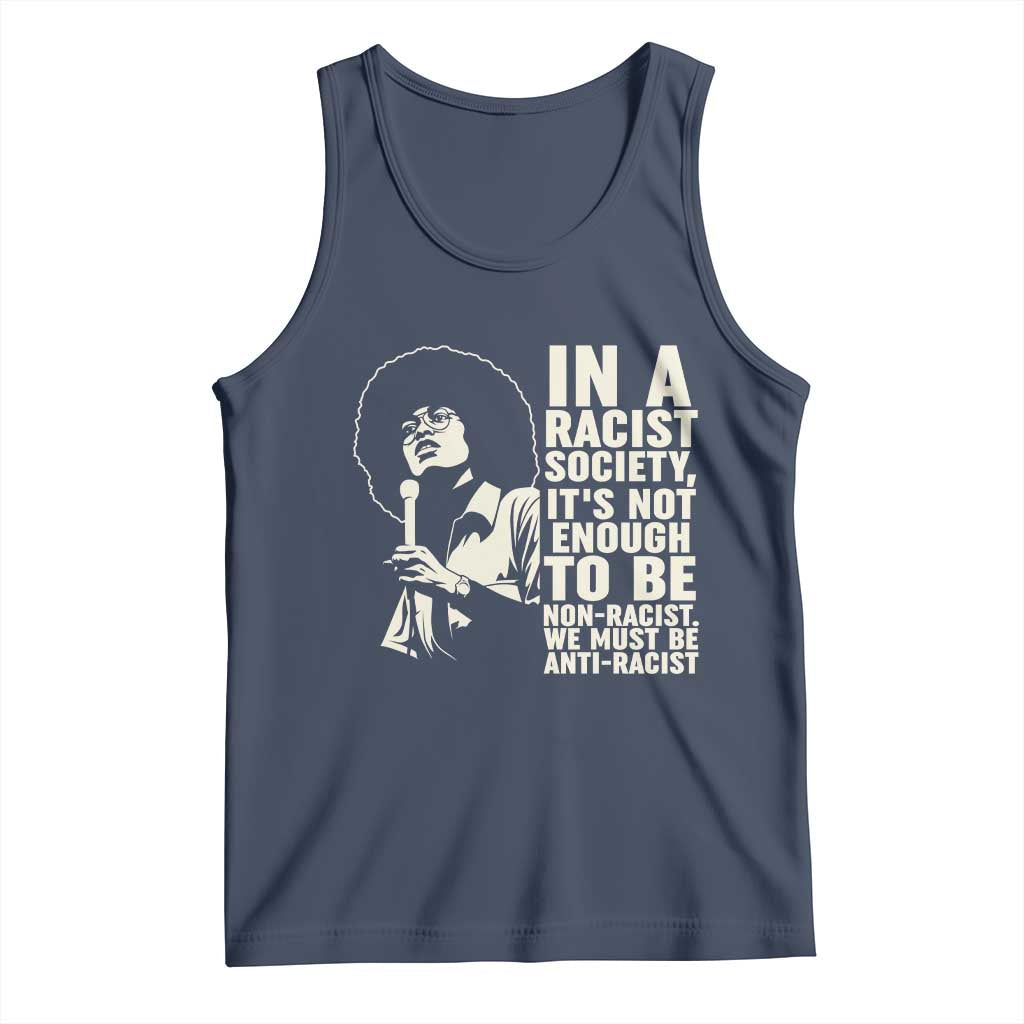 Angela Davis Inspirational Quote Tank Top - Wonder Print Shop
