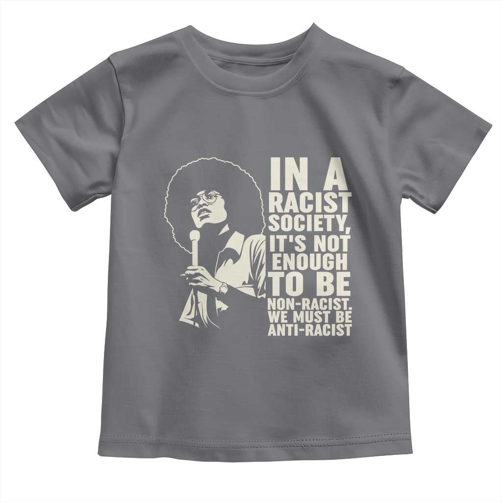 Angela Davis Inspirational Quote Toddler T Shirt - Wonder Print Shop