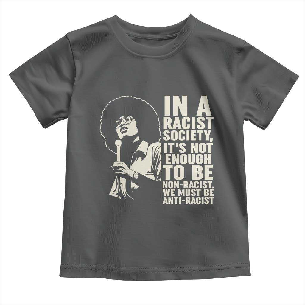Angela Davis Inspirational Quote Toddler T Shirt - Wonder Print Shop