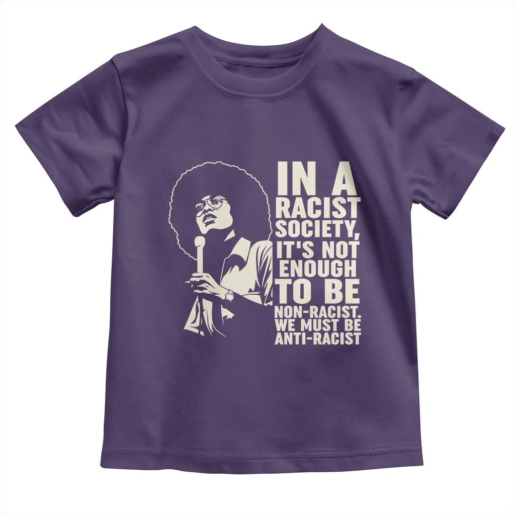 Angela Davis Inspirational Quote Toddler T Shirt - Wonder Print Shop