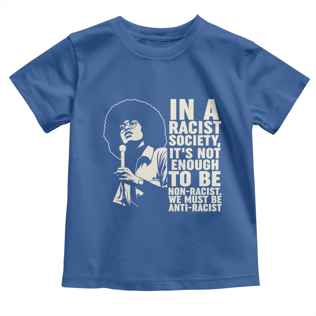 Angela Davis Inspirational Quote Toddler T Shirt - Wonder Print Shop