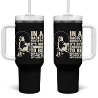 Angela Davis Inspirational Quote Tumbler With Handle - Wonder Print Shop