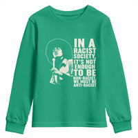 Angela Davis Inspirational Quote Youth Sweatshirt - Wonder Print Shop