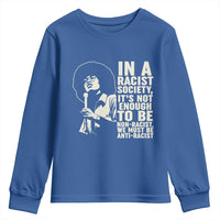 Angela Davis Inspirational Quote Youth Sweatshirt - Wonder Print Shop