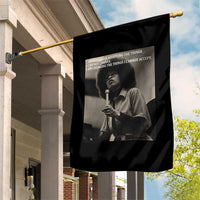 Angela Davis Inspirational Quote Garden Flag Black History Month - Wonder Print Shop