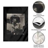 Angela Davis Inspirational Quote Garden Flag Black History Month - Wonder Print Shop