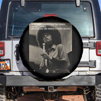 Angela Davis Inspirational Quote Spare Tire Cover Black History Month - Wonder Print Shop