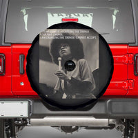Angela Davis Inspirational Quote Spare Tire Cover Black History Month - Wonder Print Shop