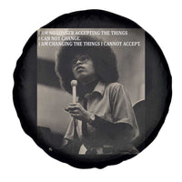 Angela Davis Inspirational Quote Spare Tire Cover Black History Month - Wonder Print Shop