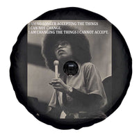Angela Davis Inspirational Quote Spare Tire Cover Black History Month - Wonder Print Shop