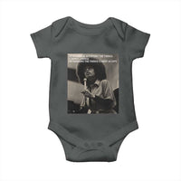 Angela Davis Inspirational Quote Baby Onesie Black History Month - Wonder Print Shop