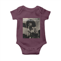 Angela Davis Inspirational Quote Baby Onesie Black History Month - Wonder Print Shop