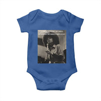 Angela Davis Inspirational Quote Baby Onesie Black History Month - Wonder Print Shop