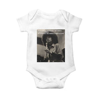 Angela Davis Inspirational Quote Baby Onesie Black History Month - Wonder Print Shop