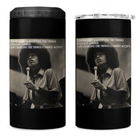Angela Davis Inspirational Quote 4 in 1 Can Cooler Tumbler Black History Month - Wonder Print Shop