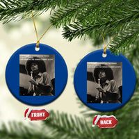 Angela Davis Inspirational Quote Ceramic Ornament Black History Month - Wonder Print Shop