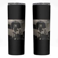 Angela Davis Inspirational Quote Skinny Tumbler Black History Month - Wonder Print Shop