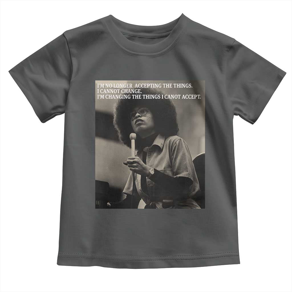 Angela Davis Inspirational Quote Toddler T Shirt Black History Month - Wonder Print Shop