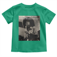 Angela Davis Inspirational Quote Toddler T Shirt Black History Month - Wonder Print Shop