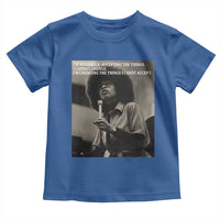 Angela Davis Inspirational Quote Toddler T Shirt Black History Month - Wonder Print Shop