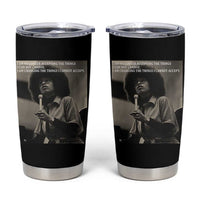 Angela Davis Inspirational Quote Tumbler Cup Black History Month - Wonder Print Shop
