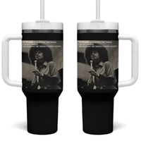 Angela Davis Inspirational Quote Tumbler With Handle Black History Month - Wonder Print Shop