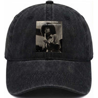 Angela Davis Inspirational Quote Washed Cotton Baseball Cap Black History Month
