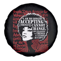 Angela Davis Inspirational Quote Spare Tire Cover Black History Month - Wonder Print Shop
