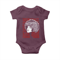 Angela Davis Inspirational Quote Baby Onesie Black History Month - Wonder Print Shop