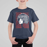 Angela Davis Inspirational Quote T Shirt For Kid Black History Month - Wonder Print Shop