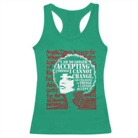 Angela Davis Inspirational Quote Racerback Tank Top Black History Month - Wonder Print Shop